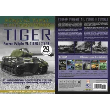 DVD film Německé tanky II. světové války - Tiger DVD