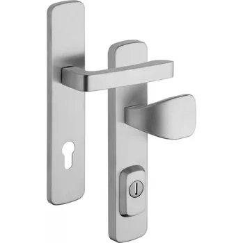 ROSTEX Bezpečnostní kování BK RX 1 Astra (RC 4) Provedení: Madlo PZ (klika/madlo pro FAB), Rozteč: 72 mm, Povrch: Nerez chrom (0100)