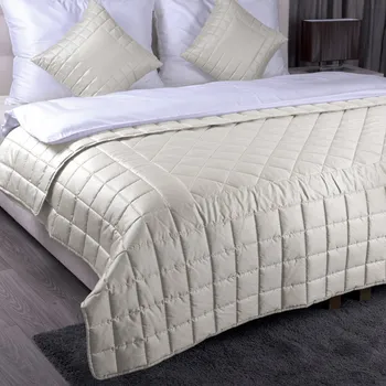 Přehoz na lůžko Přehoz na postel CHAMPAGNE 225x245 cm - vyrobeno v Česku