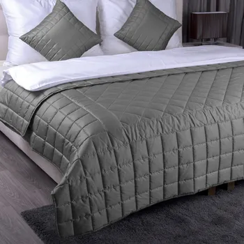 Přehoz na lůžko Přehoz na postel GRAFIT 225x245cm - vyrobeno v Česku