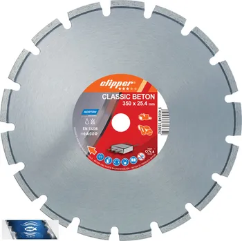 Řezný kotouč 300x25,4 mm diamantový kotouč na beton a armovaný beton Classic Beton