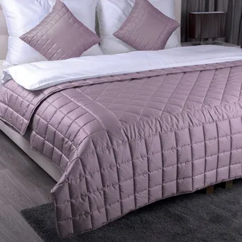 Přehoz na lůžko Přehoz na postel PURPUR 225x245cm - vyrobeno v Česku