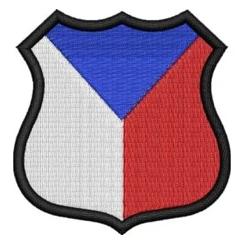 Nášivka Pelisport Nášivka Česká vlajka erb 6 x 6 cm