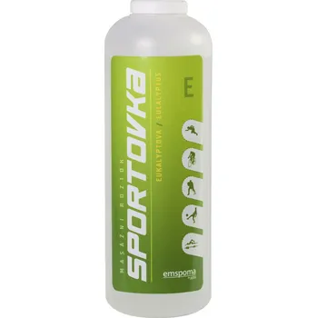 Masážní přípravek SPORTOVKA MASÁŽNÍ ROZTOK 500 ml - Zelená - velikost 550ml