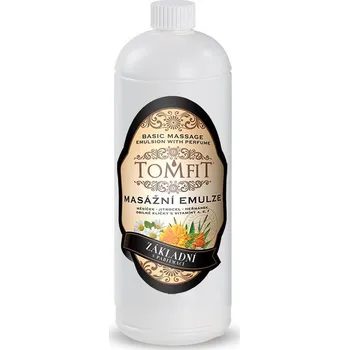 Masážní přípravek Tomfit emulze základní s parfemací 1 l