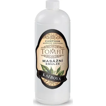 Masážní přípravek Tomfit masážní emulze kafrová 1 l