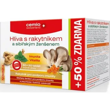 Cemio Hlíva s rakytníkem a sibiřským ženšenem Přírodní produkt Cemio Hlíva s rakytníkem a sibiřským ženšenem