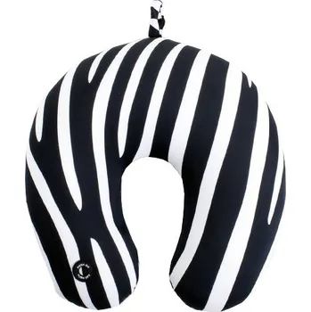 Dekorativní polštářek Albi cestovní polštářek se zebřími pruhy