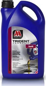 Motorový olej Millers Oils Trident Longlife 5w40 5 l