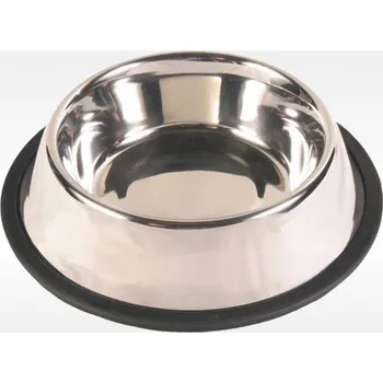 Miska pro psa Trixie miska nerez s gumou 34 cm