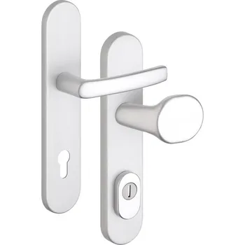 Dveřní kování ROSTEX Bezpečnostní kování EL1 (F1) Provedení: Madlo PZ (klika/madlo pro FAB), Rozteč: 90 mm