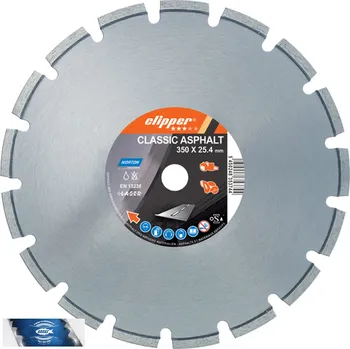 Řezný kotouč 350x20 mm diamantový kotouč na asfalt CLIPPER CLASSIC ASPHALT