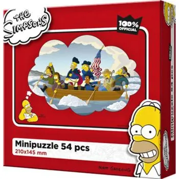 Puzzle efko The Simpsons Pánská jízda 54 dílků