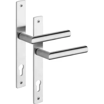 Dveřní kování ROSTEX dveřní kování 850 MONZUN (nerez) Provedení: Madlo PZ (klika/madlo pro FAB), Rozteč: 72 mm, Povrch: Nerez mat (7200)