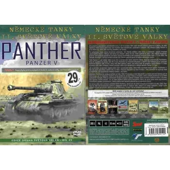 DVD film Německé tanky II. světové války - Panther DVD
