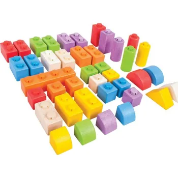 Dřevěná hračka Bigjigs Toys Dřevěné Spojkostky