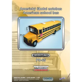 Papírový model Americký školní autobus Freightliner FS-65 (1:32) (Z-Art)