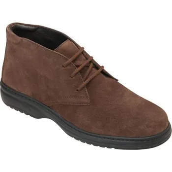 Pánská zdravotní obuv Scholl BRIAN tmavě hnědá pánská zdravotní kotníková obuv s Gelactiv stělkou