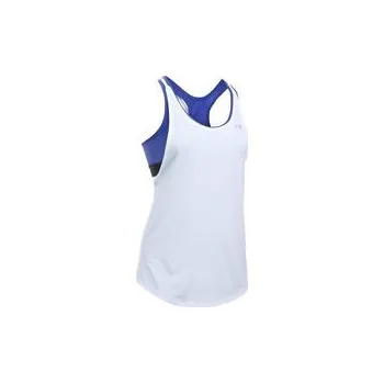 Tílko Under Armour HeatGear ARMOUR 2-in-1 Bílo/modré XS