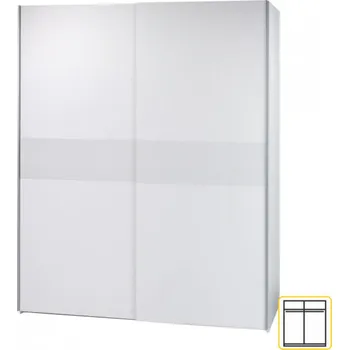 Tempo Kondela Victor 2, bílá Šatní skříň Tempo Kondela Victor 2, bílá