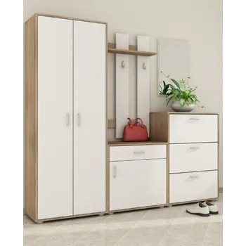 Předsíňová stěna Předsíňová stěna Agi - dub sonoma/bílá