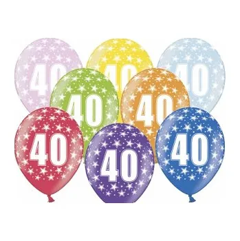 Narozeninové balonky - 40. narozeniny - 4 ks
