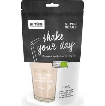 Recenze Purasana Shake Your Day Super Shake BIO 200 g Přírodní produkt Recenze Purasana Shake Your Day Super Shake BIO 200 g