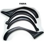 Plastové lemy blatníku Škoda Fabia I - 4kusy Jemný desén