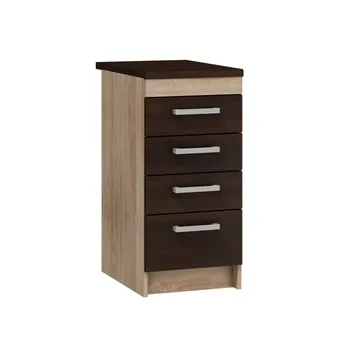 Kuchyňská skříňka Moravia Flat Milo S-40/4SZ