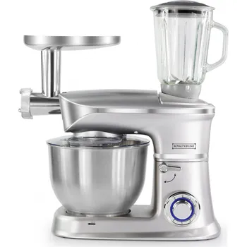 Kuchyňský robot Recenze Royalty Line PKM-1900.7BG šedý