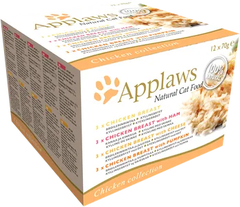 Krmivo pro kočku Applaws Cat konzerva Multipack Chicken Selection 12 x 70 g