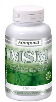 Přírodní produkt Kompava MSM 500 mg 120 cps.