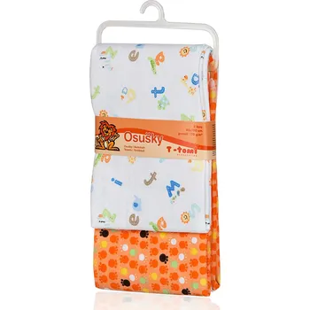 T-TOMI Látkové osušky 2 ks, oranžové