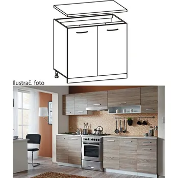 Kuchyňská skříňka Tempo Kondela CYRA NEW D 60