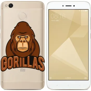 Pouzdro na mobilní telefon Pouzdro TVC "Hnědá gorila" pro Xiaomi Redmi 4X