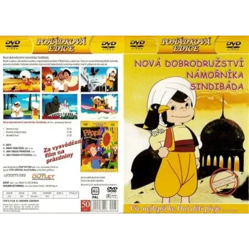 DVD film Nová dobrodružství námořníka Sindibáda DVD