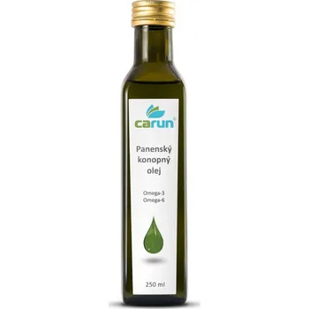 Přírodní produkt Carun Panenský konopný olej 250 ml