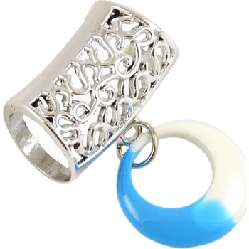 Přívěsek Přívěsek na šálu up100-31.01 - modrobílý