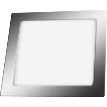 LED panel LED vestavný mini panel 18W čtverec stříbrný 1350 lm 4000K