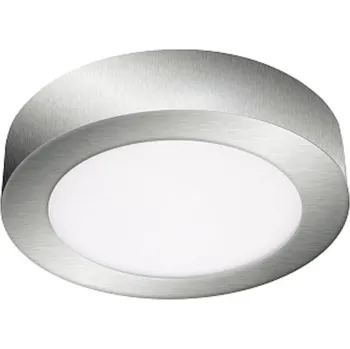 LED panel LED přisazený mini panel 18W kruh chrom mat 1450 lm 4000K