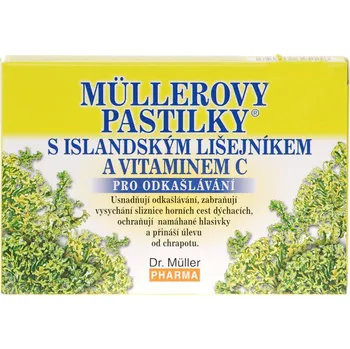 Dr. Müller Pharma Müllerovy pastilky s islandským lišejníkem a vitaminem C, 36 ks