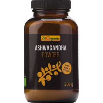 Přírodní produkt Biorganic Ashwagandha prášek 200 g 