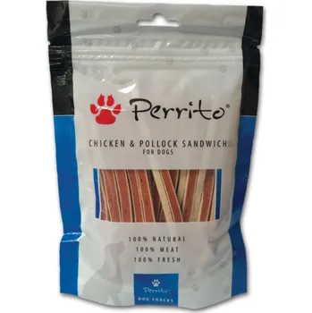 Pamlsek pro psa Perrito Chicken/Pollock Sandwich pro psy 100 g
