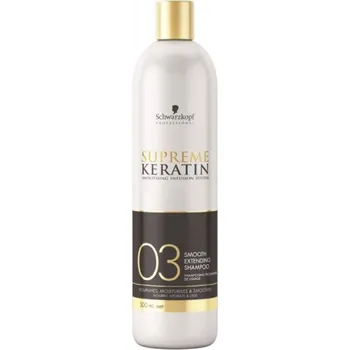 Šampon Schwarzkopf Supreme Keratin Smooth Extending 03 šampon 500 ml