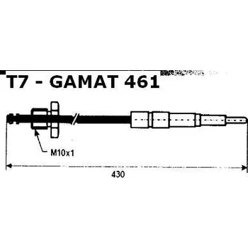 Průmyslové topidlo Termočlánek pro topidlo Gamat 461