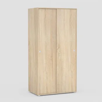 Šatní skříň Skříň Rea Lary S4 100cm - Skříň dvoudvéřová s posuvnými dveřmi