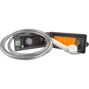 Elektrická zásuvka Zásuvka na vodu vč. sprchy šedá (zásuvka na vodu)