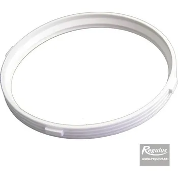 Kouřovod REGULUS Těsnící kroužek pr.125, 2 břity, bílý, s výstupky - 10601