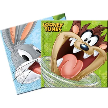 Papírový ubrousek LOONEY TUNES ubrousky 20 ks, 33 cm x 33 cm