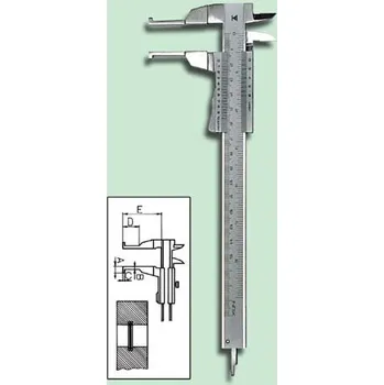 Posuvné měřítko Posuvné měřítko na zápichy 20-200/0,05mm (Posuvné měřítko na zápichy 20-200/0,05mm)